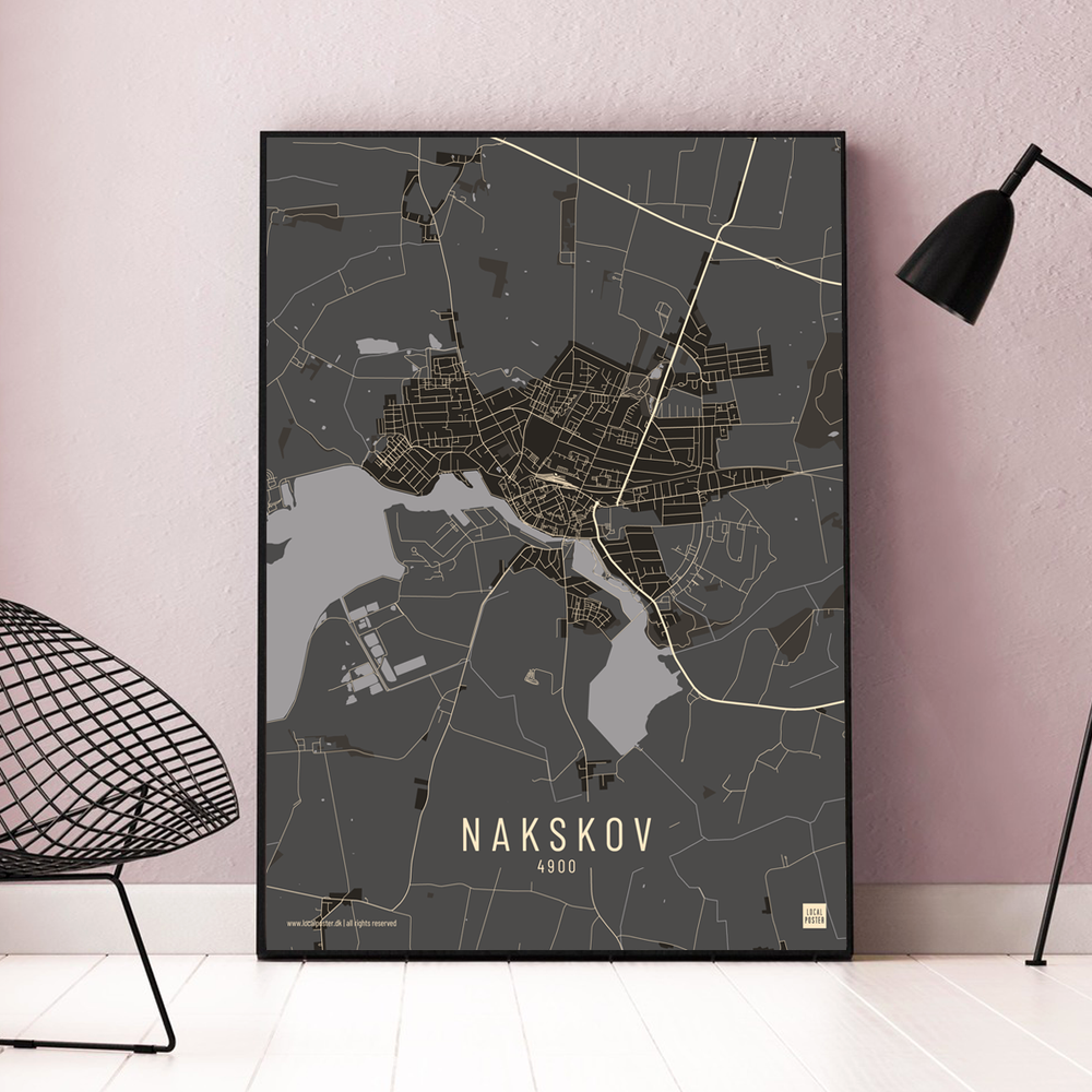 Nakskov by plakat local poster