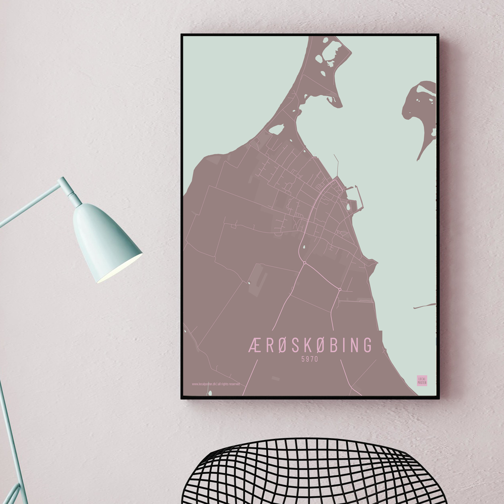 Ærøskøbing by plakat local poster