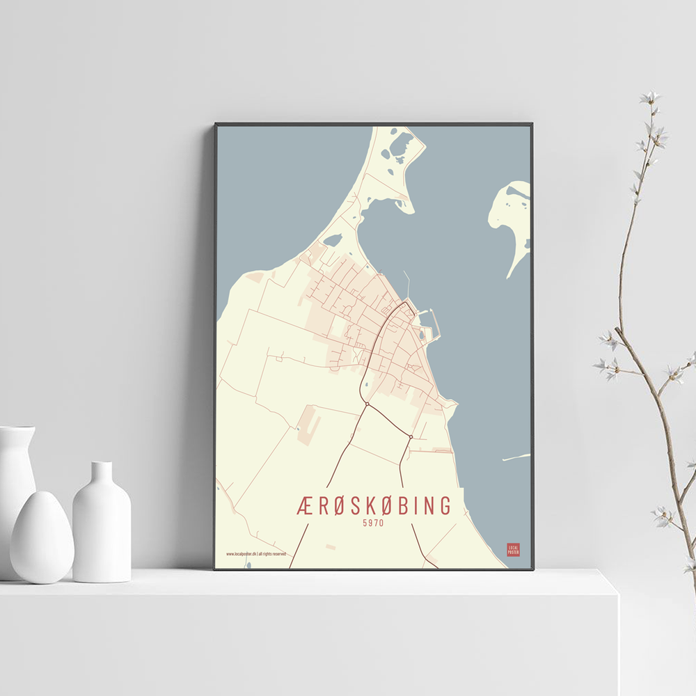 Ærøskøbing by plakat local poster