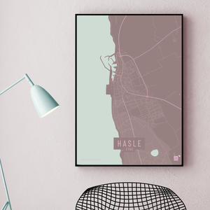 Hasle by plakat local poster