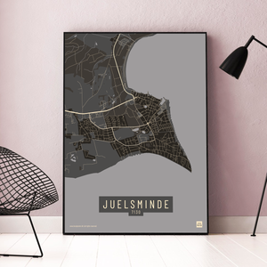 Juelsminde by plakat local poster