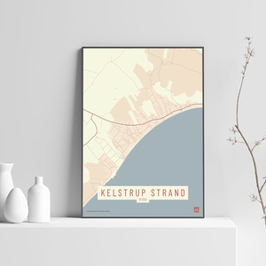 Kelstrup Strand by plakat local poster