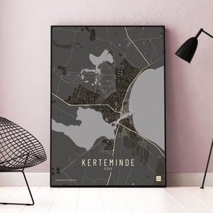 Kerteminde by plakat local poster