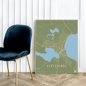 Kerteminde by plakat local poster