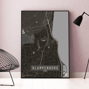 Klampenborg by plakat local poster