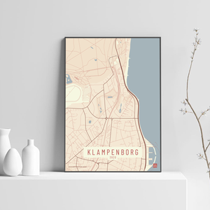 Klampenborg by plakat local poster