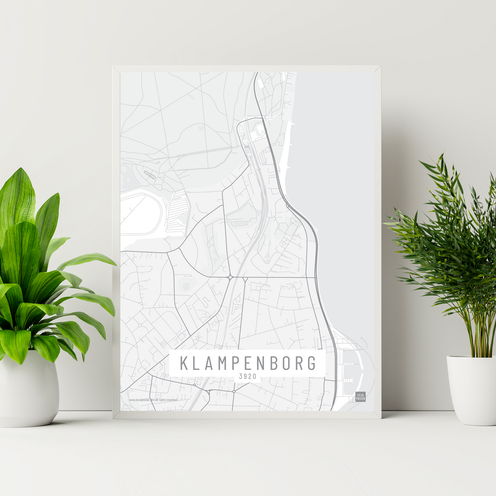 Klampenborg by plakat local poster