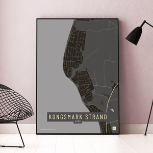 Kongsmark Strand by plakat local poster