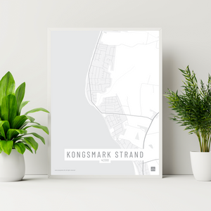 Kongsmark Strand by plakat local poster