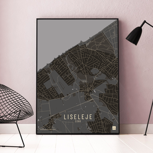 Liseleje by plakat local poster