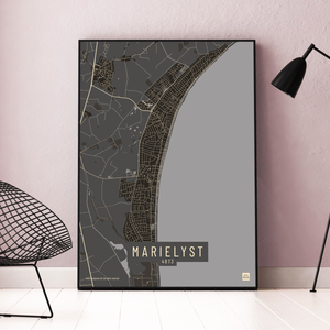 Marielyst by plakat local poster
