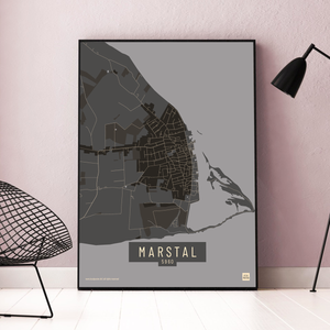 Marstal by plakat local poster