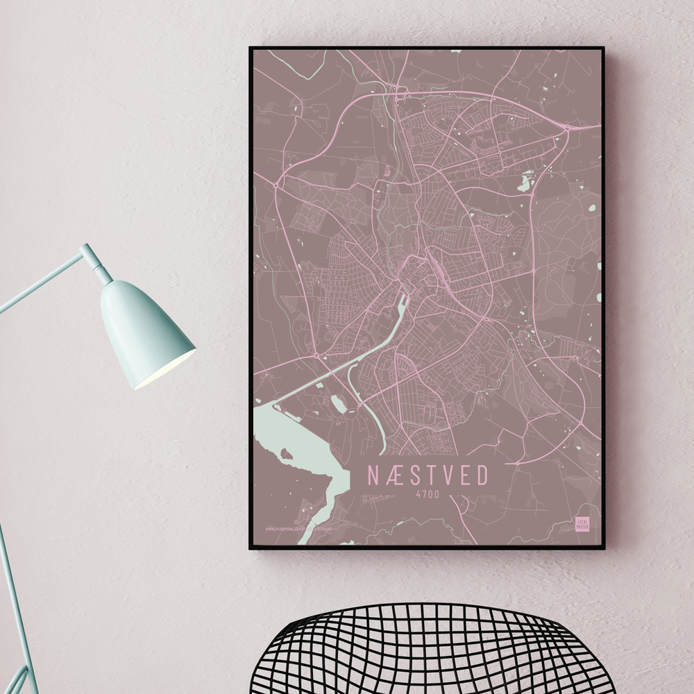 Næstved by plakat local poster