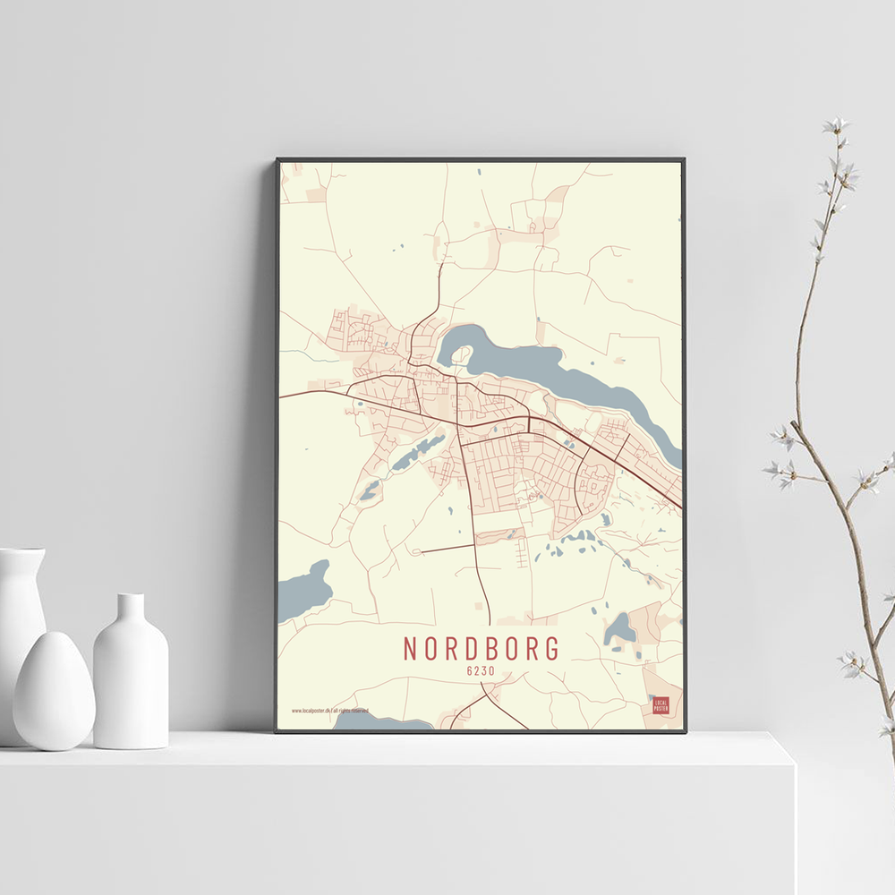 Nordborg by plakat local poster
