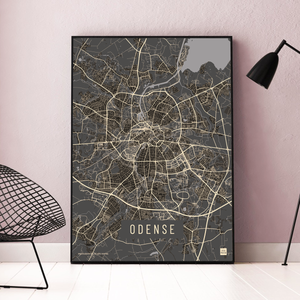 Odense by plakat local poster