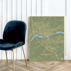 Randers by plakat local poster