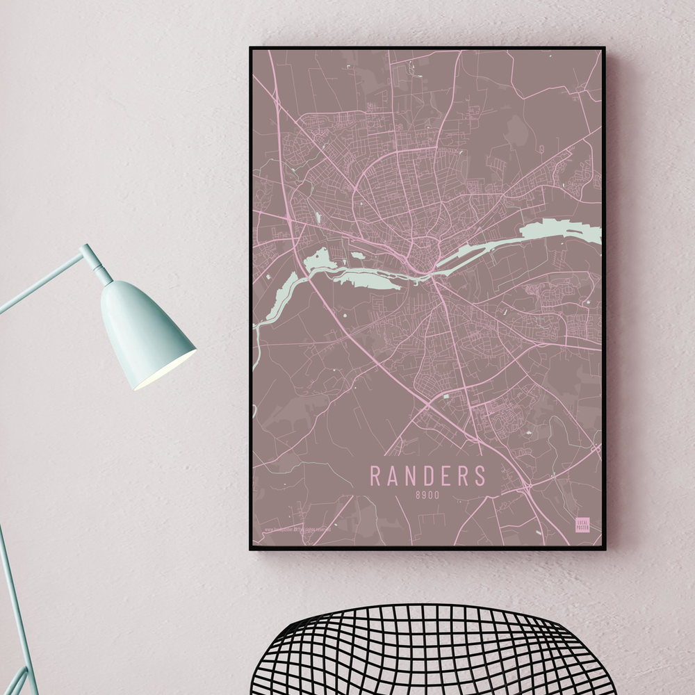 Randers by plakat local poster