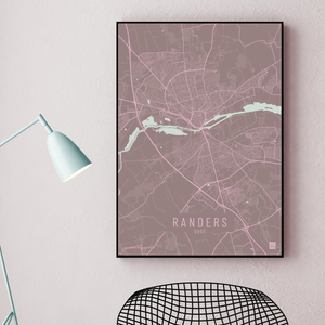 Randers by plakat local poster