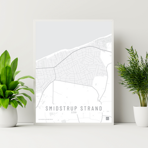 Smidstrup Strand by plakat local poster