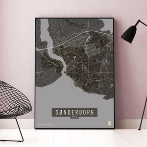 Sønderborg by plakat local poster