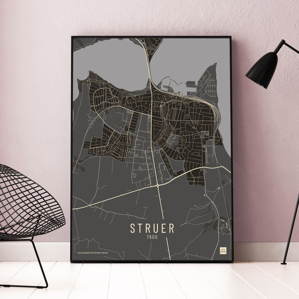 Struer by plakat local poster