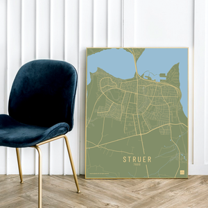 Struer by plakat local poster