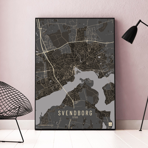 Svendborg by plakat local poster