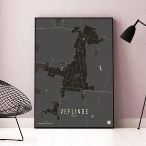 Veflinge by plakat local poster