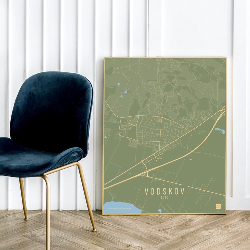 Vodskov by plakat local poster