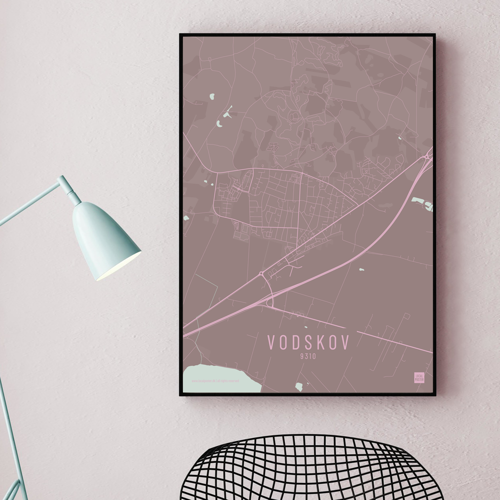 Vodskov by plakat local poster